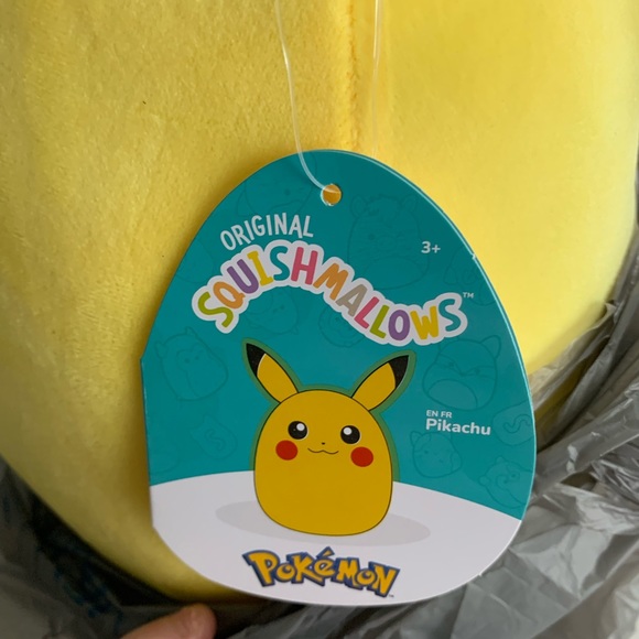 Squishmallow PIKACHU 14” pokemon plush toy Walmart Exclusive - Picture 3 of 8
